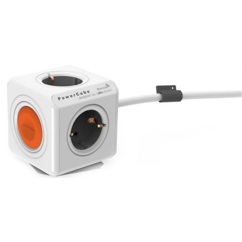 Allocacoc PowerCube Rallonge Interrupteur Blanc