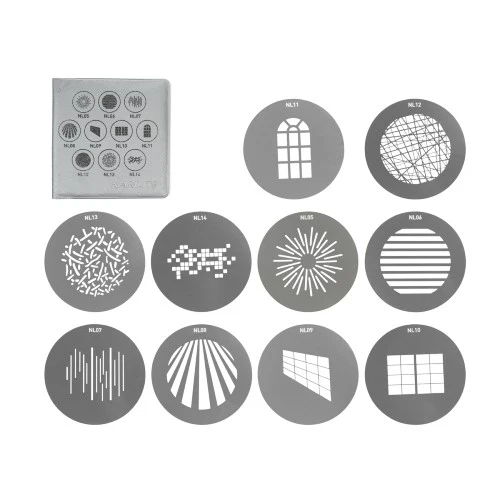 Nanlite FM-mount Fixation de projection GOBO Set 1 (10pc)