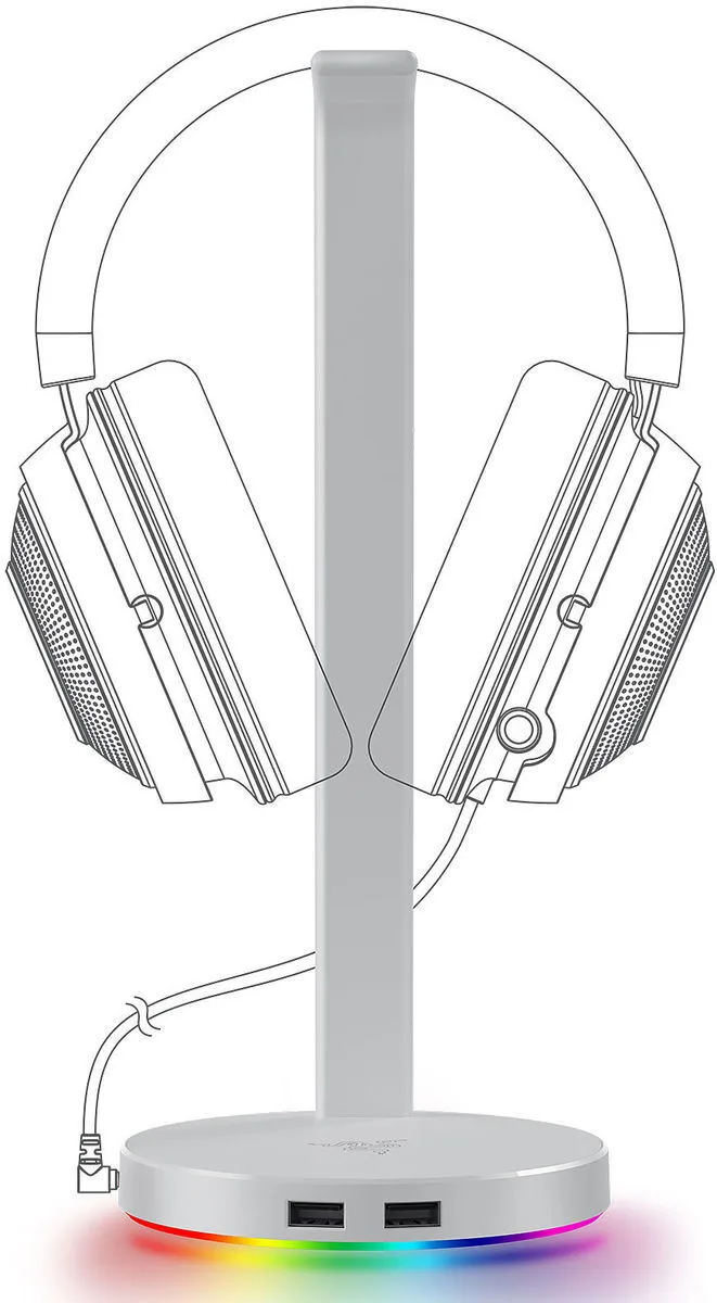 Razer Base Station V2 Chroma Blanc