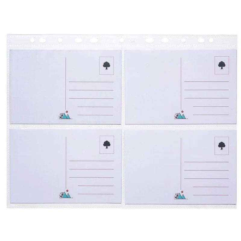 Herma Cartes Postales couvre 4x 10x15 10 pièces