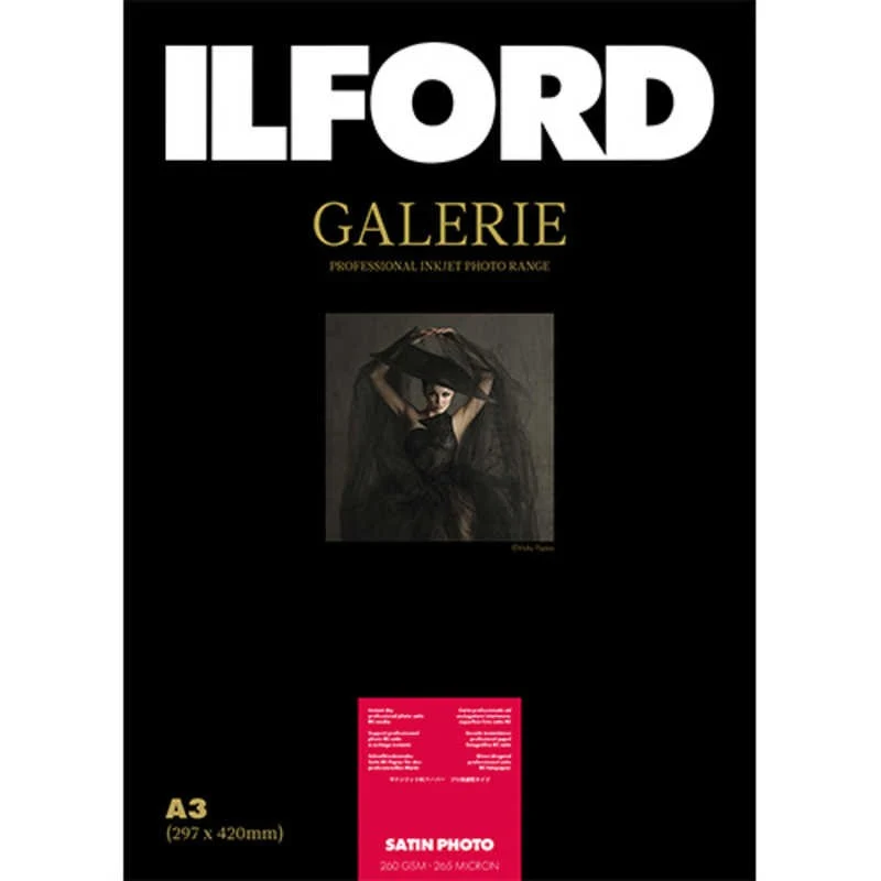 ILFORD Galerie Satiné Photo A3 25 feuilles
