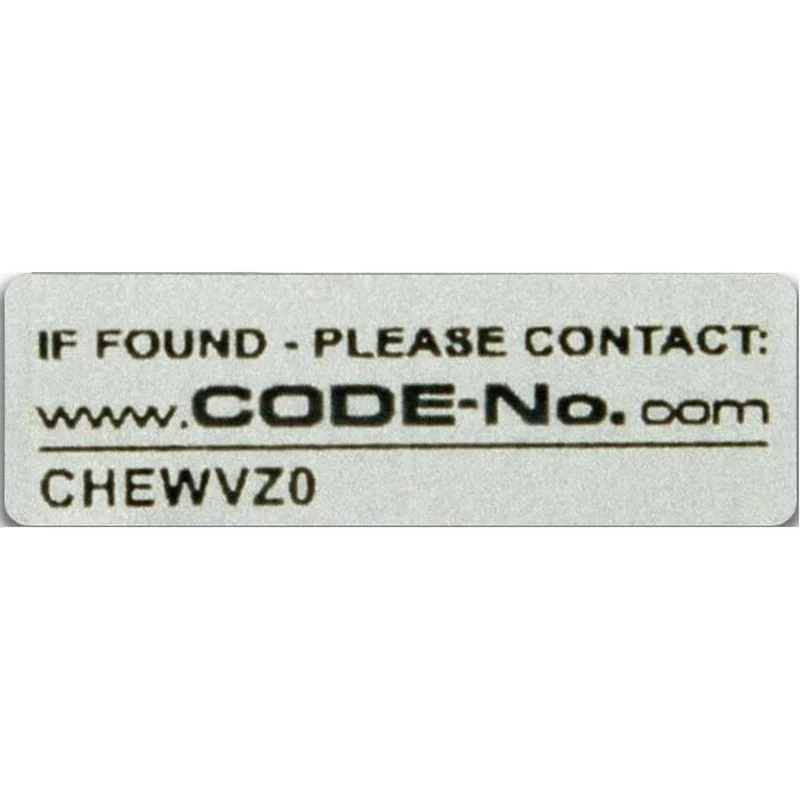 CODE-NO.com Étiquette d'objectif