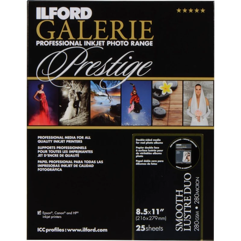 Ilford Prestige Semi-Glacé Duo 250g A4 25 Feuilles