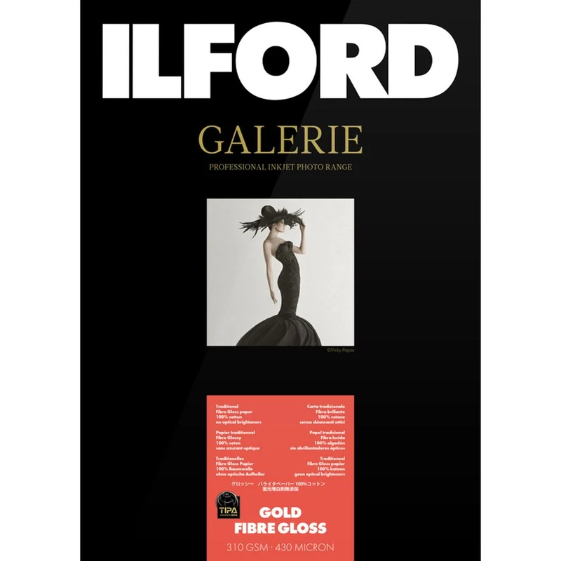Ilford GALERIE Prestige Or Fibre Gloss A3+ 25 Feuilles