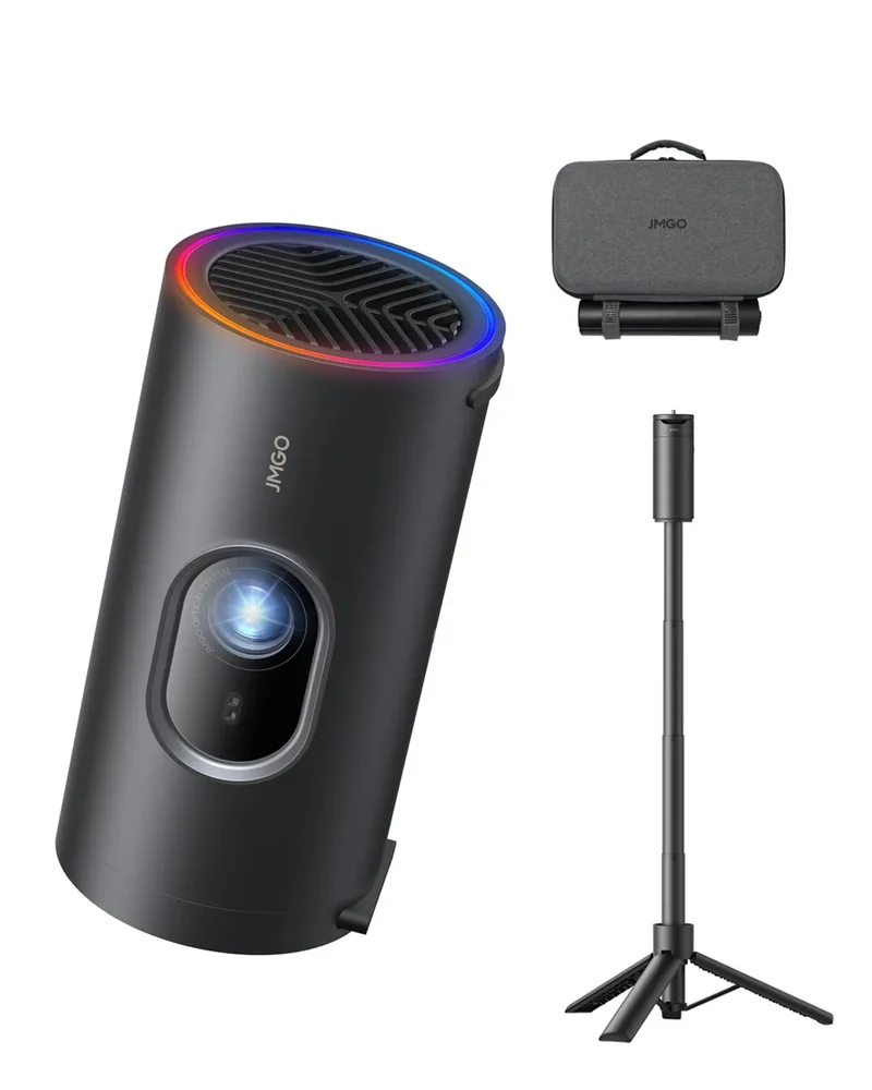 JMGO PicoPlay + Powerbank + Pied de sol + étui de tran