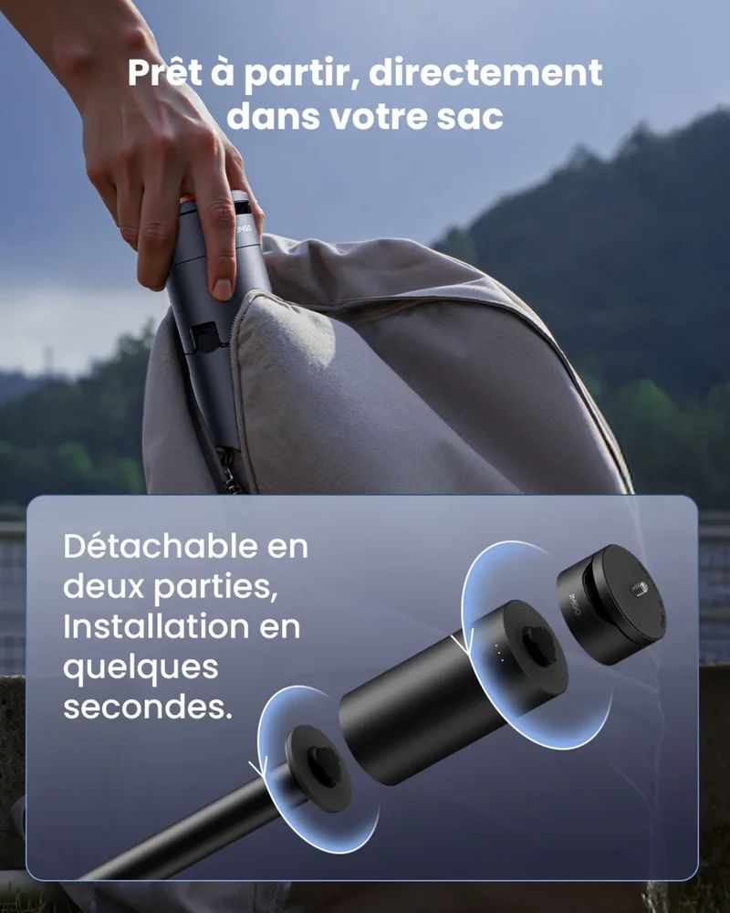 JMGO PicoPlay + Powerbank + Pied de sol + étui de tran