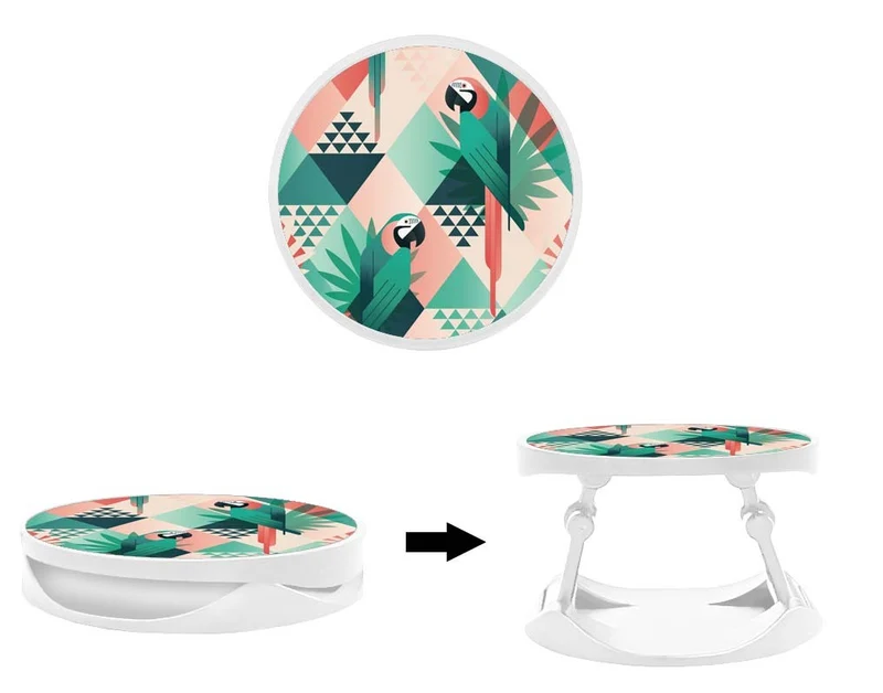 Grip imprimé | Design Perroquet géométrique