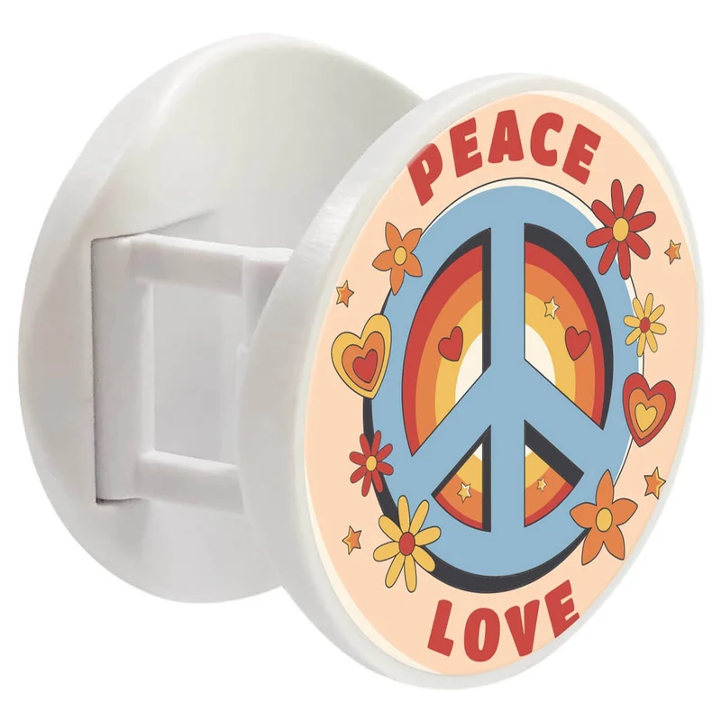 Grip imprimé | Design Peace and love retro
