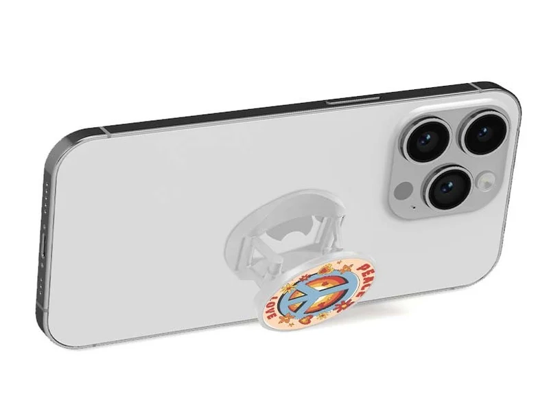 Grip imprimé | Design Peace and love retro