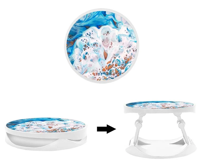 Grip imprimé | Design Marbre océan