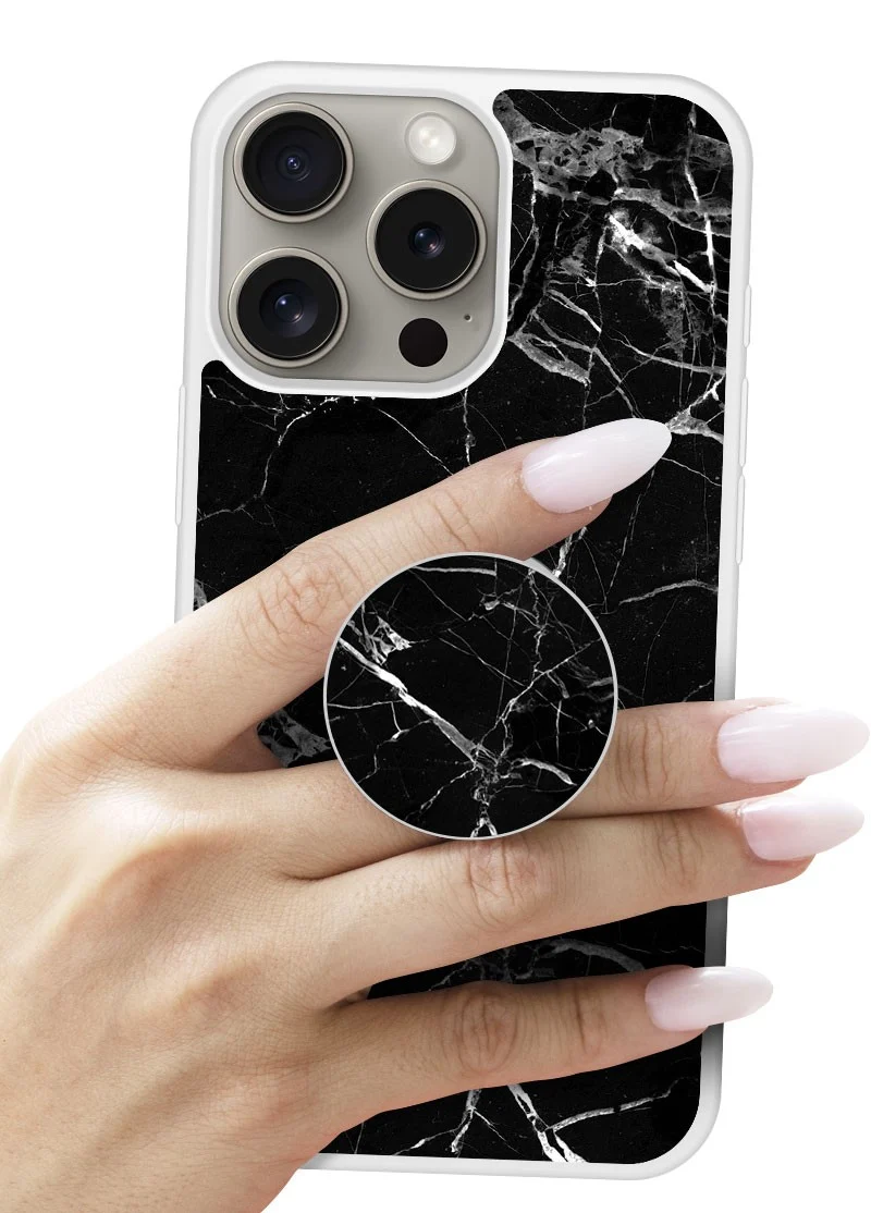 Grip imprimé | Design Marbre Noir