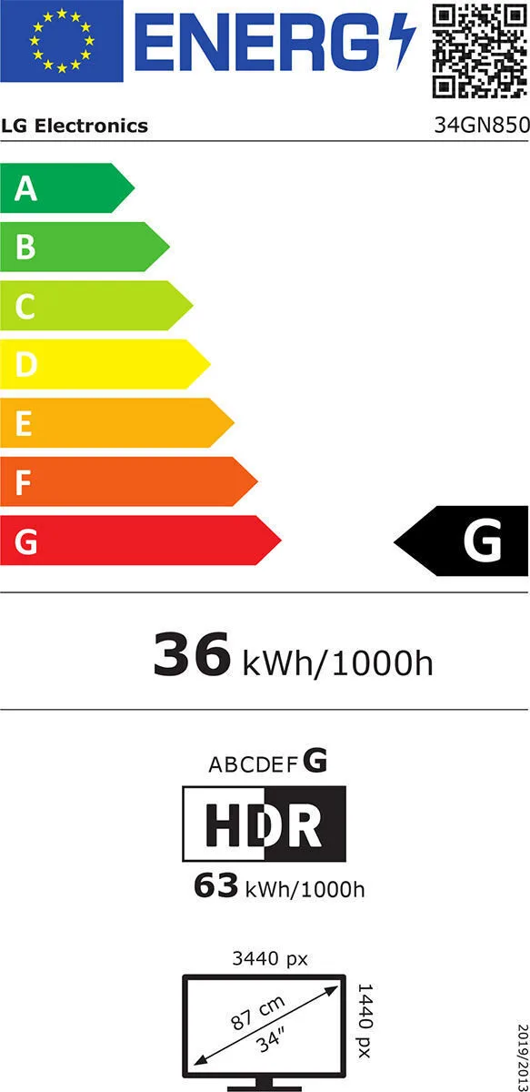 LG Electronics 34GN850P-B