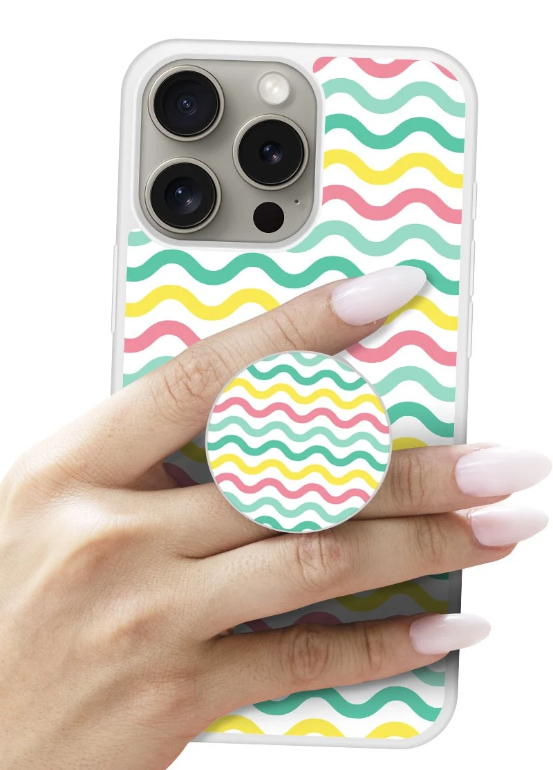 Grip imprimé | Design Vagues colorées