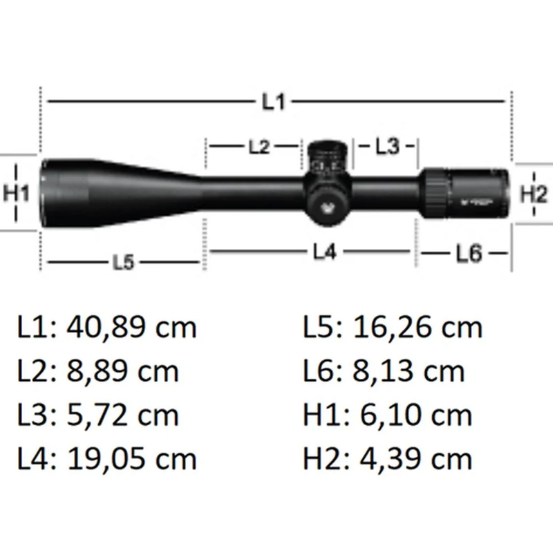 Vortex Golden Eagle HD 15-60x52 Lunette de visée SCR-1 SFP (MOA)
