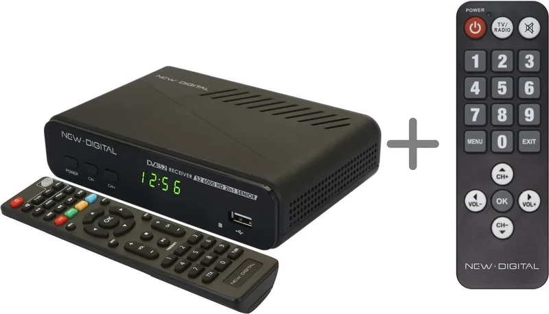 New Digital T2-365 HD SENIOR 2in1