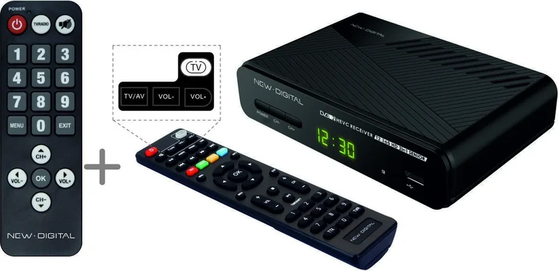 New Digital T2-365 HD SENIOR 2in1