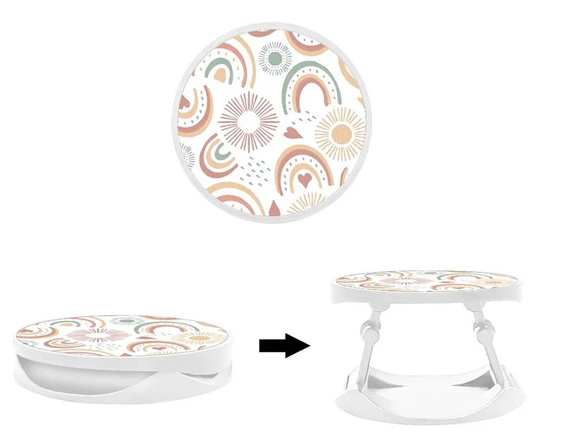 Grip imprimé | Design Pastel rainbow