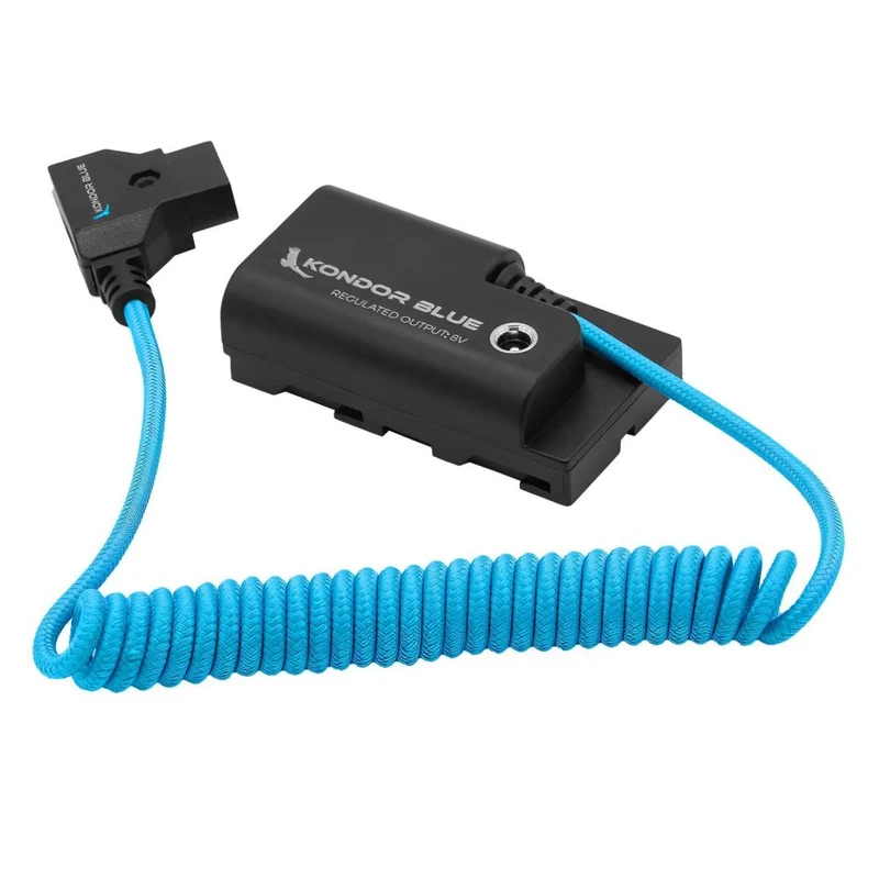 Kondor Blue D-Tap Câble vers Batterie Factice Sony Série L NPF