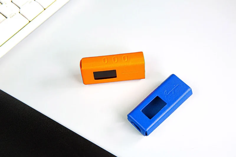 Cayin RU6 étui en cuir Orange