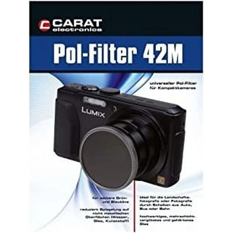Carat Magnet Filtre polarisant 42mm pour appareils photo compacts