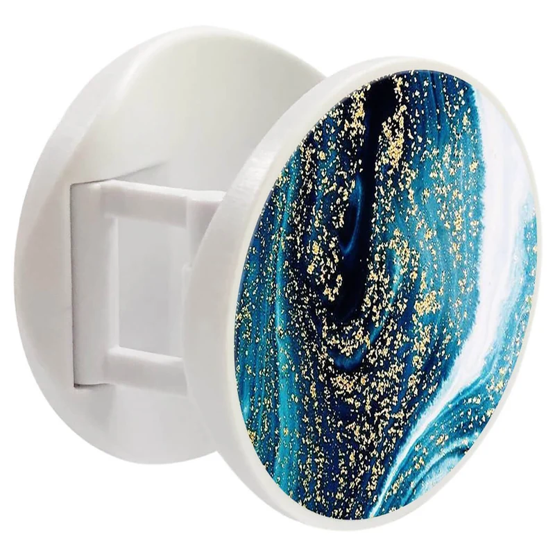 Grip imprimé | Design Marbre Bleu Pailleté