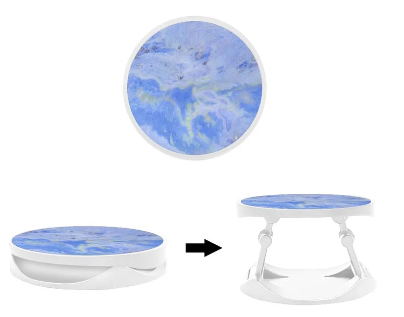 Grip imprimé | Design Marbre Bleu