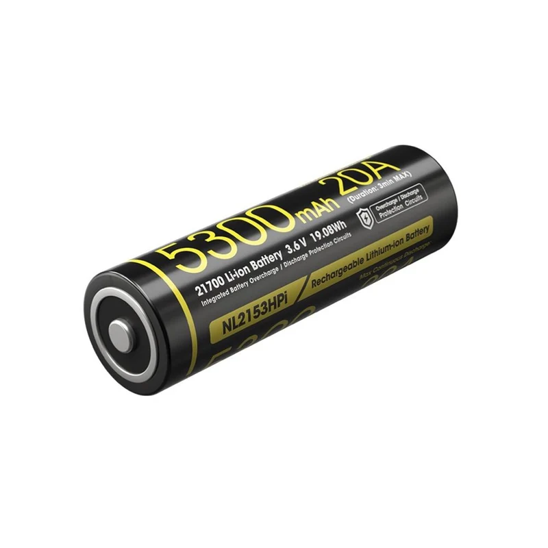Nitecore NL2153HPi Batterie Rechargeable Li-ion, 3,6V, 5300 mAh