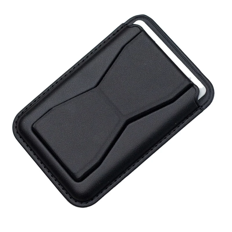 Grip Porte-cartes avec Support Pliable - Noir