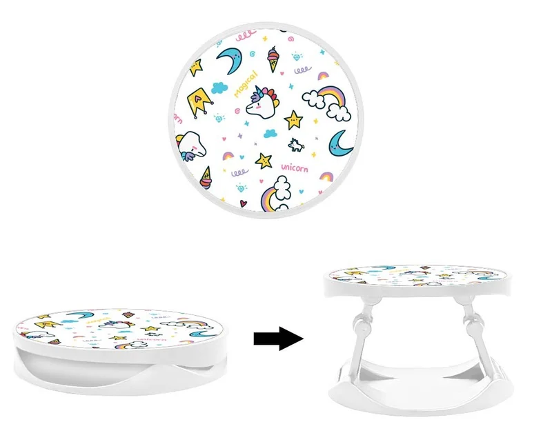 Grip imprimé | Design Licorne Rainbow