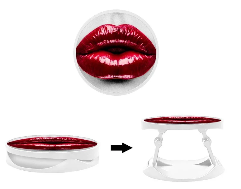 Grip imprimé | Design Lèvres Rouges