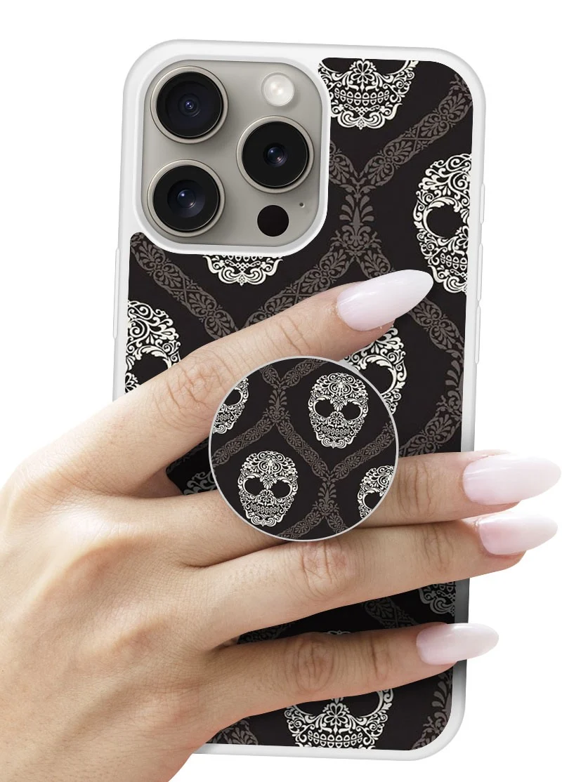 Grip imprimé | Design Floral skull