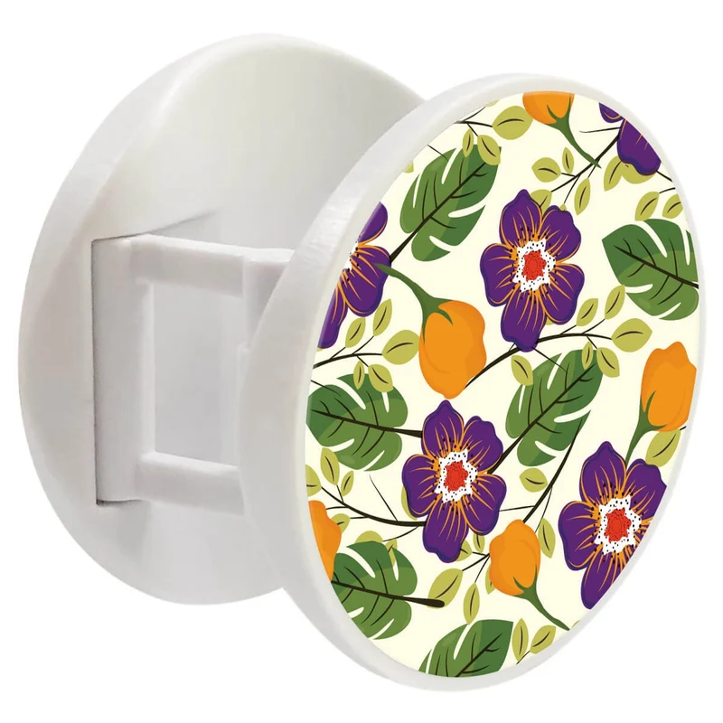 Grip imprimé | Design Fleurs Violettes