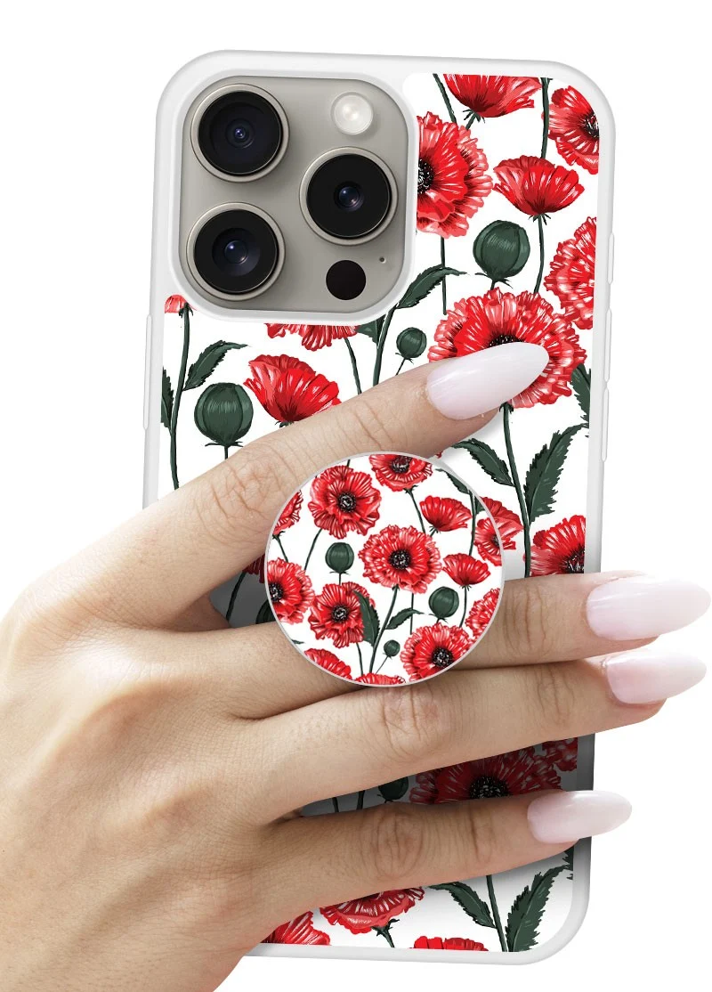 Grip imprimé | Design Fleurs de Pavot
