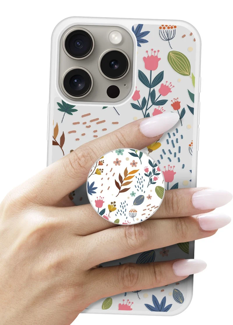 Grip imprimé | Design Fleurs colorées