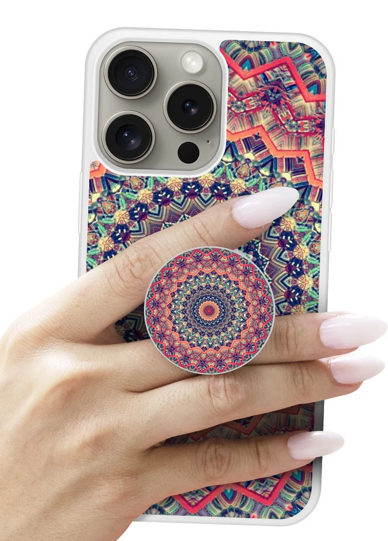 Grip imprimé | Design Mandalla rose