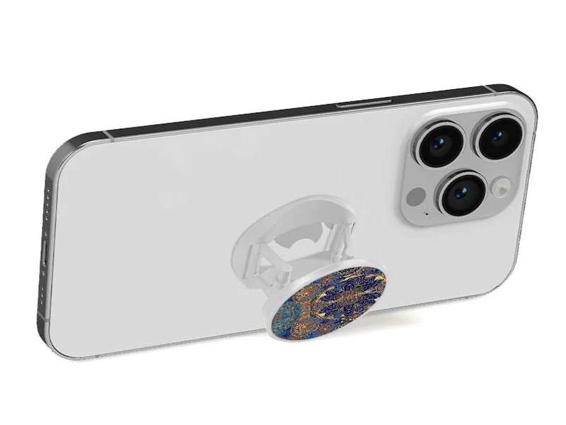 Grip imprimé | Design Mandalla bleu