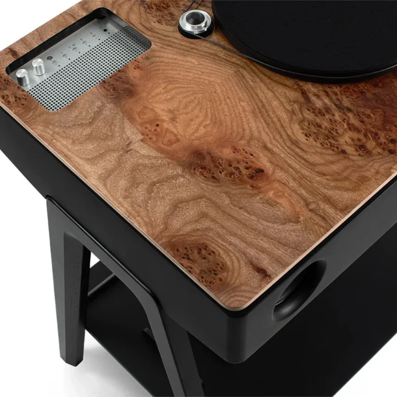 La Boite concept LX Turntable Connect Elm Magnifying Glass Hi-Fi Speaker