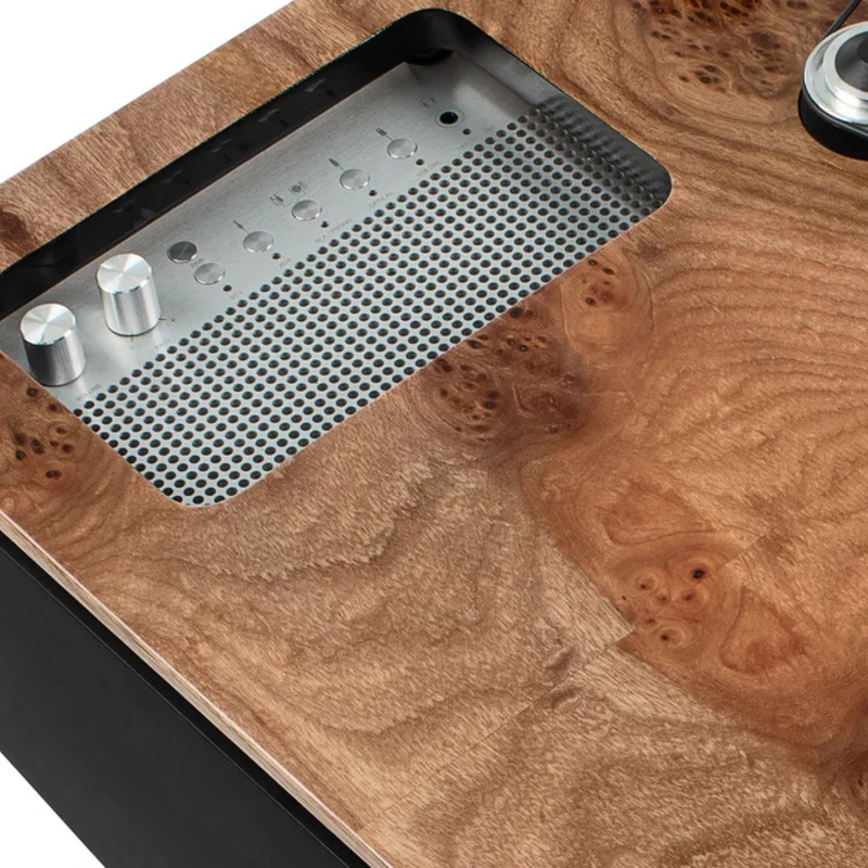 La Boite concept LX Turntable Connect Elm Magnifying Glass Hi-Fi Speaker