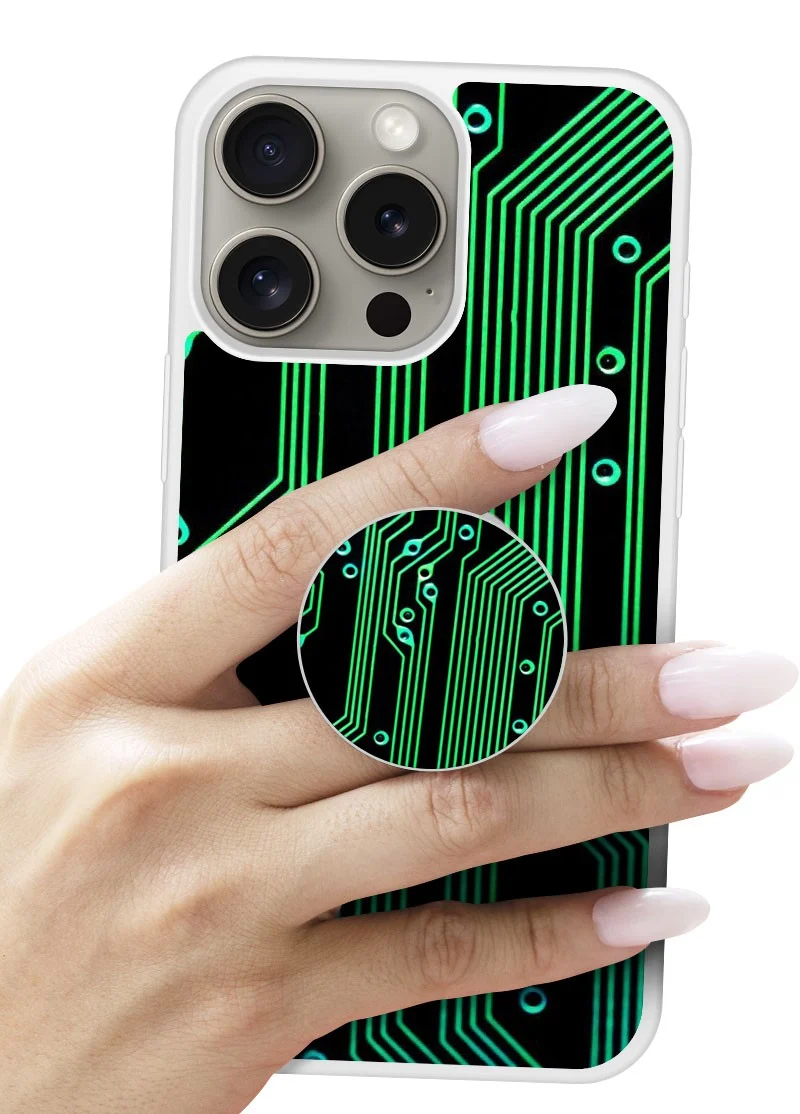 Grip imprimé | Design Texture circuit geek