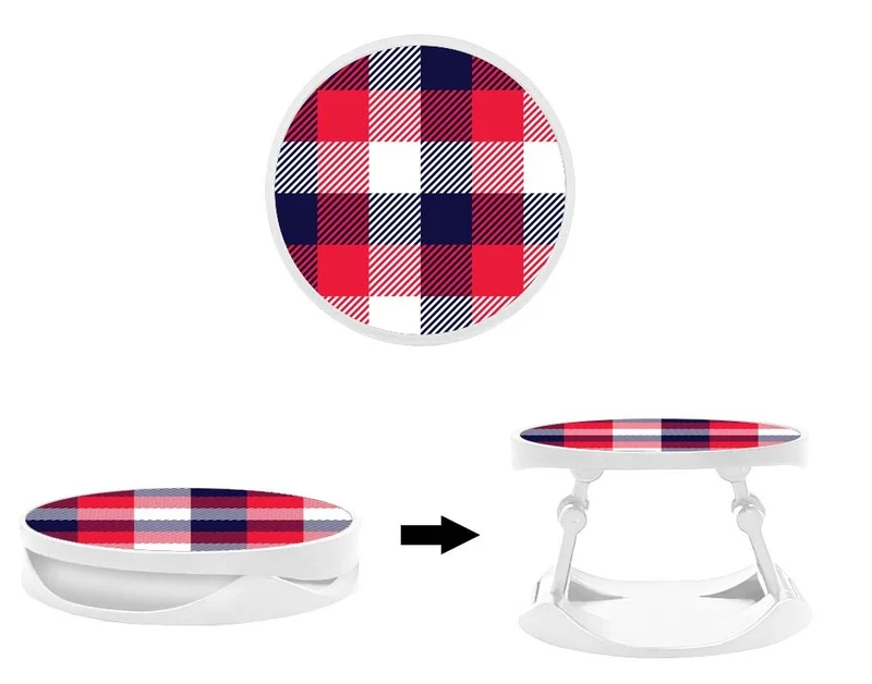 Grip imprimé | Design Tartan Tricolor