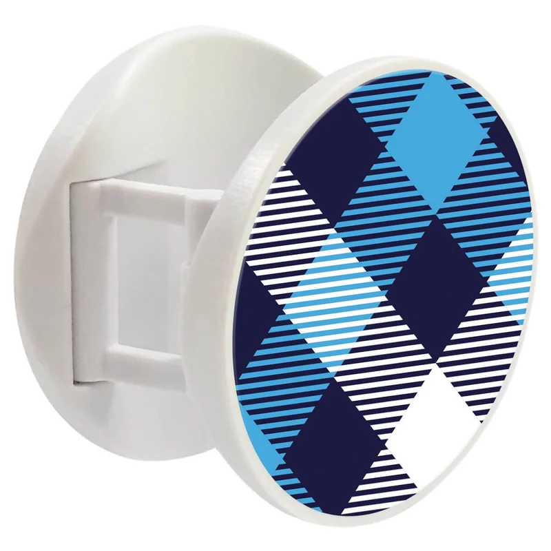 Grip imprimé | Design Tartan Bleu