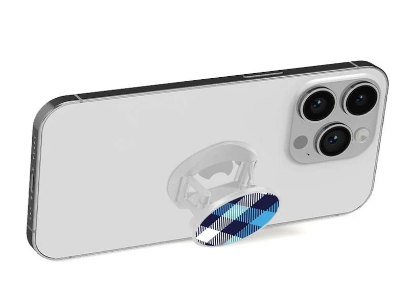 Grip imprimé | Design Tartan Bleu