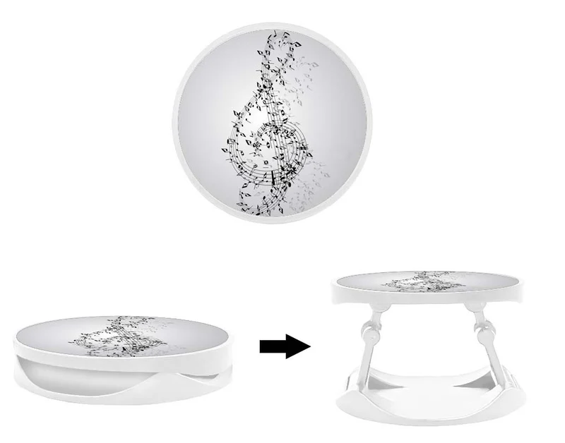 Grip imprimé | Design Valse des notes