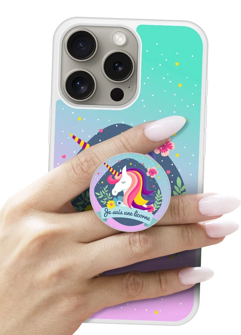Grip imprimé | Design Je suis une licorne