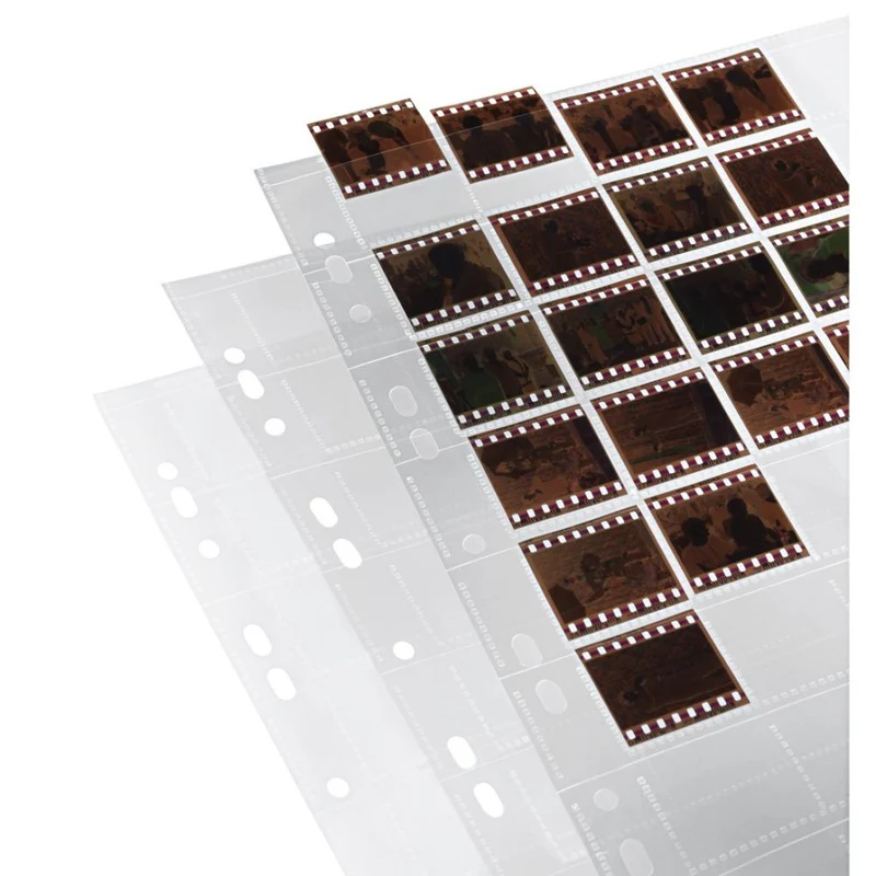 Hama manchons négatifs PP clair 24x36mm 25f