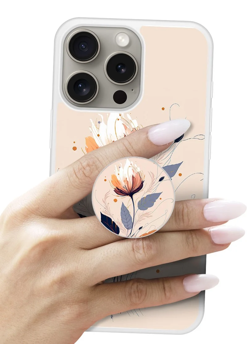 Grip imprimé | Design Fleur légère