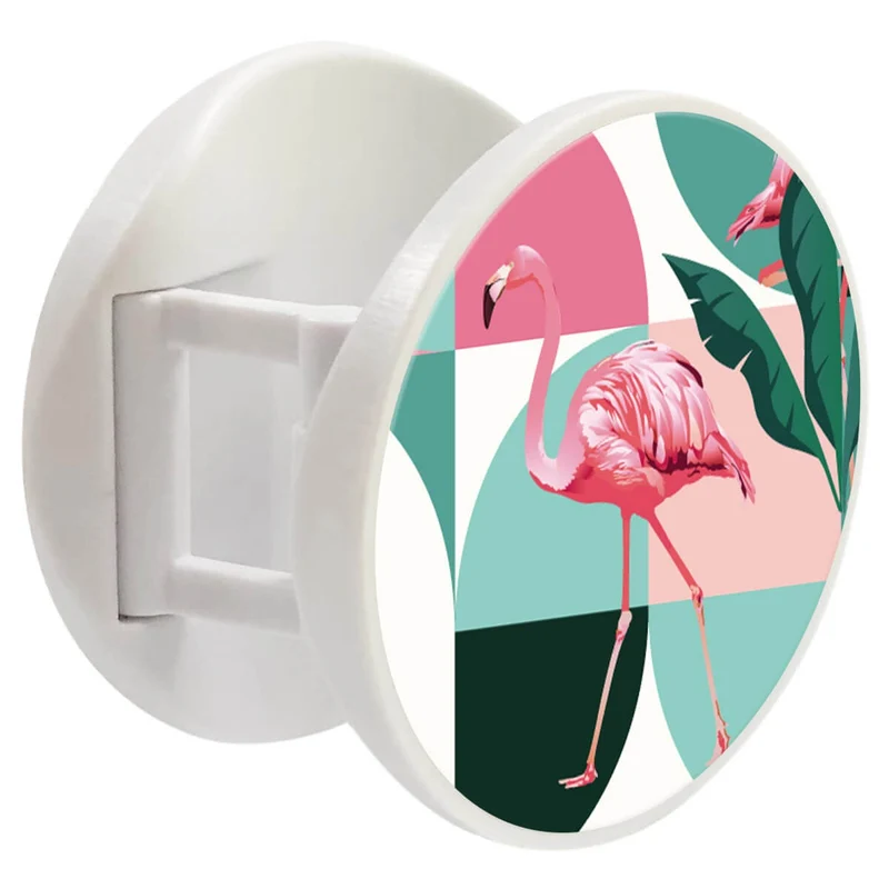 Grip imprimé | Design Flamants Roses géométrique