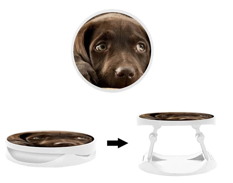 Grip imprimé | Design Chiot marron