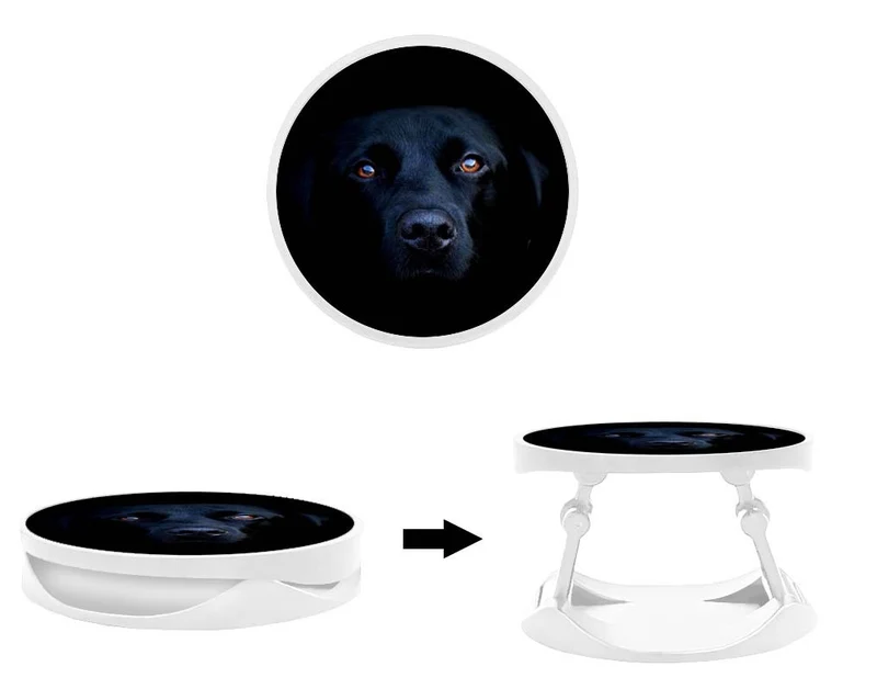 Grip imprimé | Design Chien noir