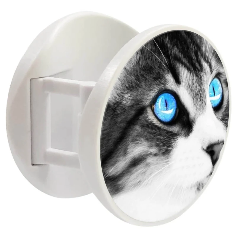 Grip imprimé | Design Chat yeux bleu